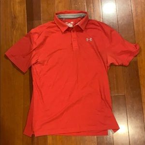 Red Under Armour Golf Shirt **Slightly Worn**